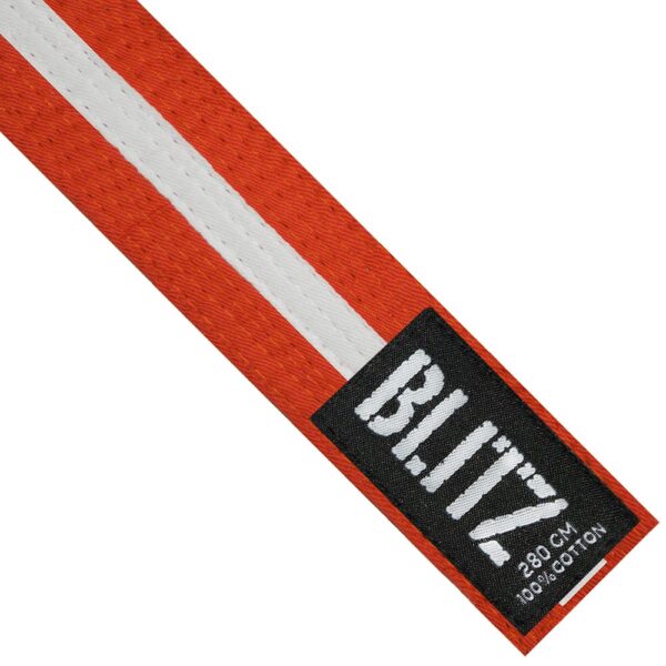 243ae36b colour belt white stripe orange white