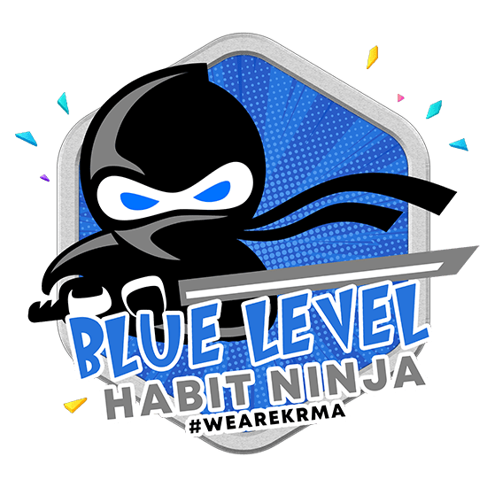 Blue Level Habit Ninja Badge 1