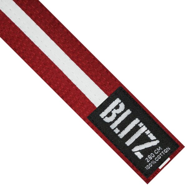 d854ef56 colour belt white stripe red white