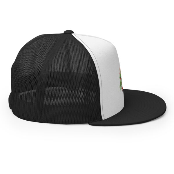 5 panel trucker cap black white black right 64c0d7e62a0be