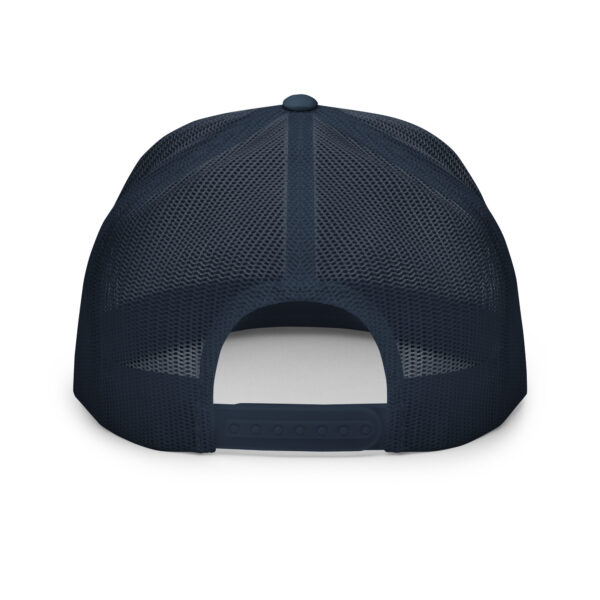 5 panel trucker cap navy white navy back 64c0d7e62a4ec