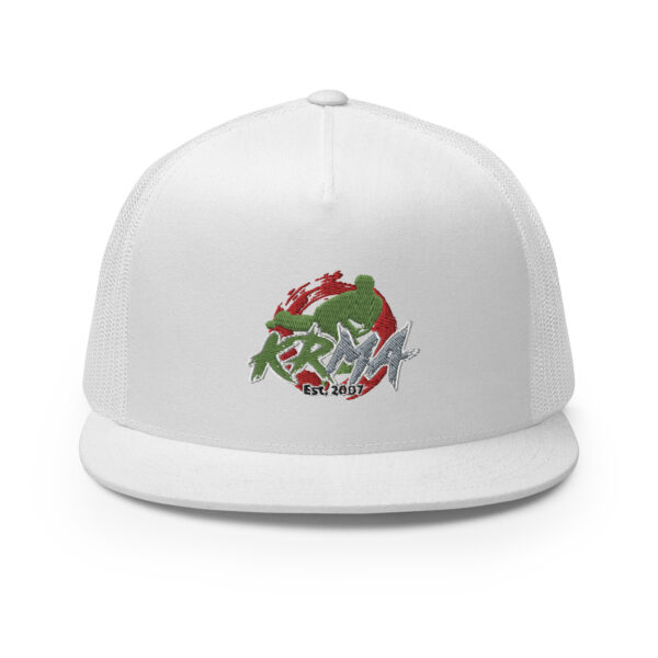 5 panel trucker cap white front 64c0d7e62abea